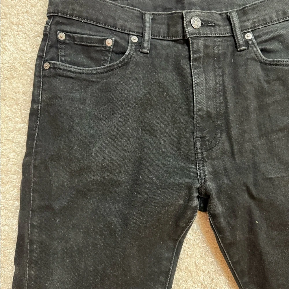 Levi's Men's Skinny Jeans - Black 513 33 x 32